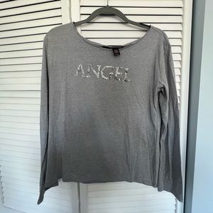Victoria’s Secret Gray Angel Long Sleeve 🩶 NWT